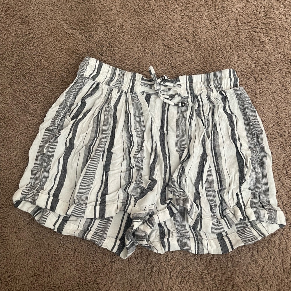 Striped Flowy Shorts